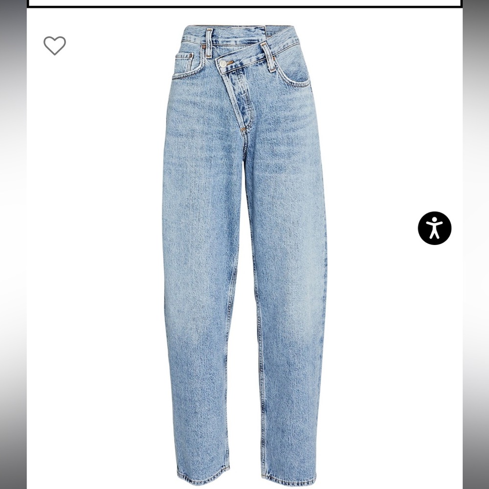 AGOLDE Criss cross jeans